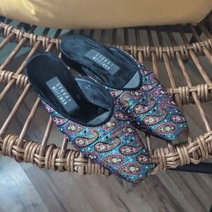Stuart Weitzman Colorful Patterned Mules